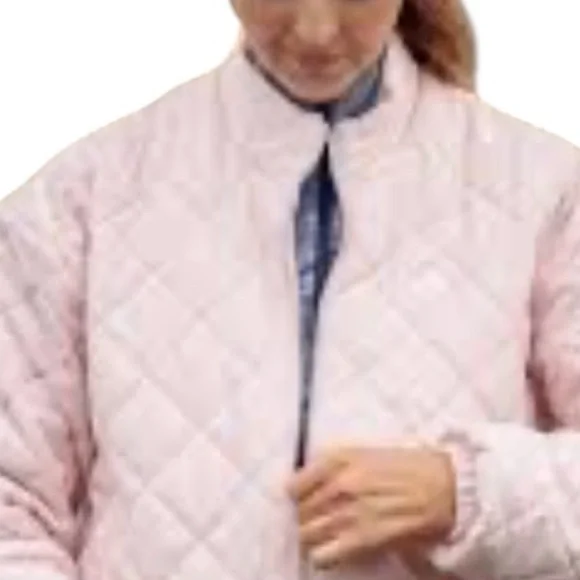 NWT ADIDAS go to golf Pink Quilted Jacket retail &150 - Picture 6 of 11